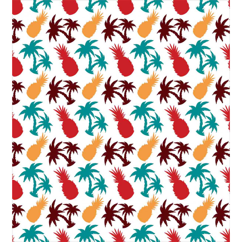 Palm Trees Island Duvet Cover Set