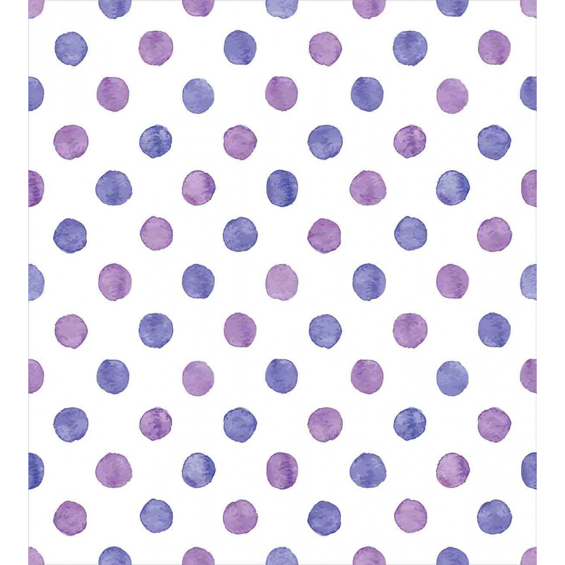 Watercolor Polka Dots Duvet Cover Set