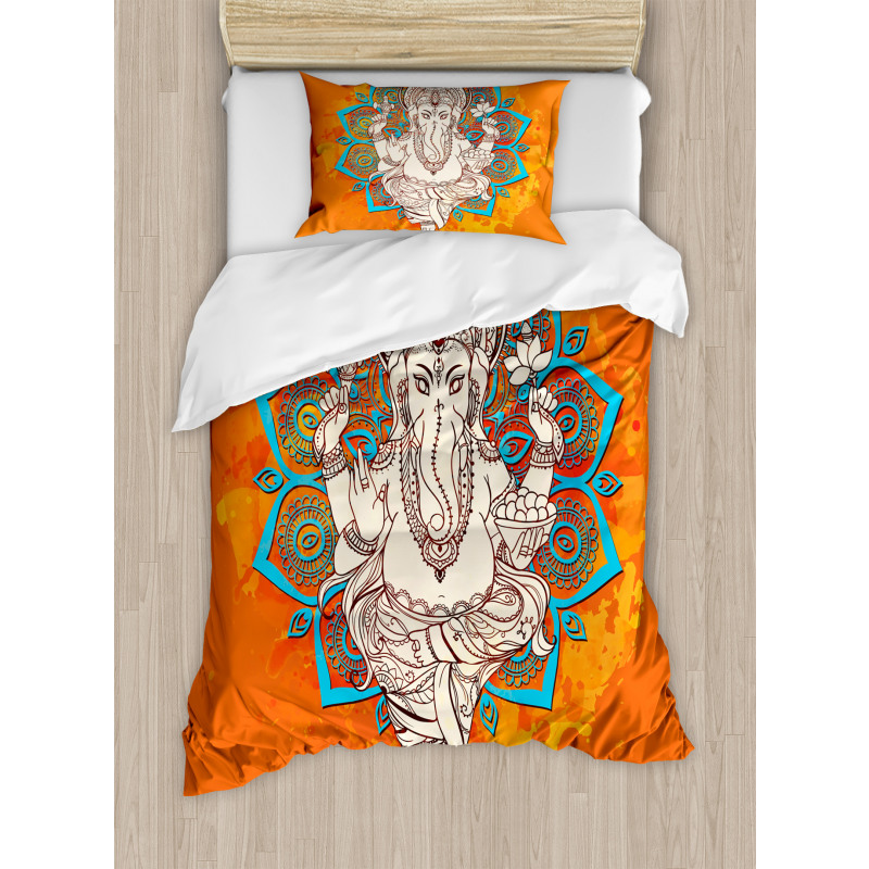 Ancient Ceremonial Holiday Duvet Cover Set