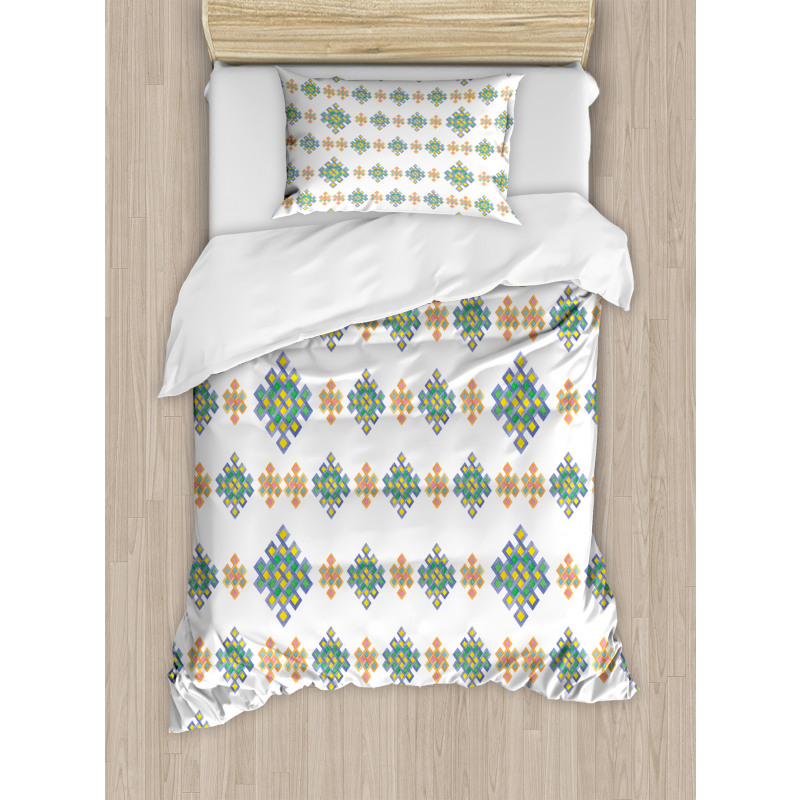 Pastel Celtic Motifs Duvet Cover Set