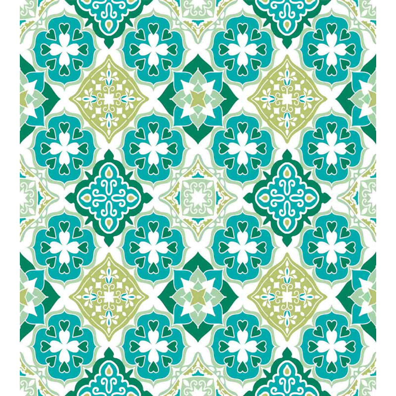 Geometric Colored Tiles Duvet Cover Set