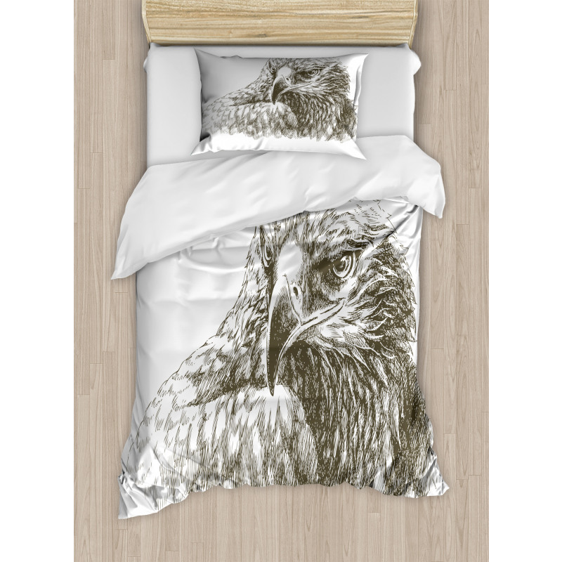 Eagle Wildlife Art Duvet Cover Set