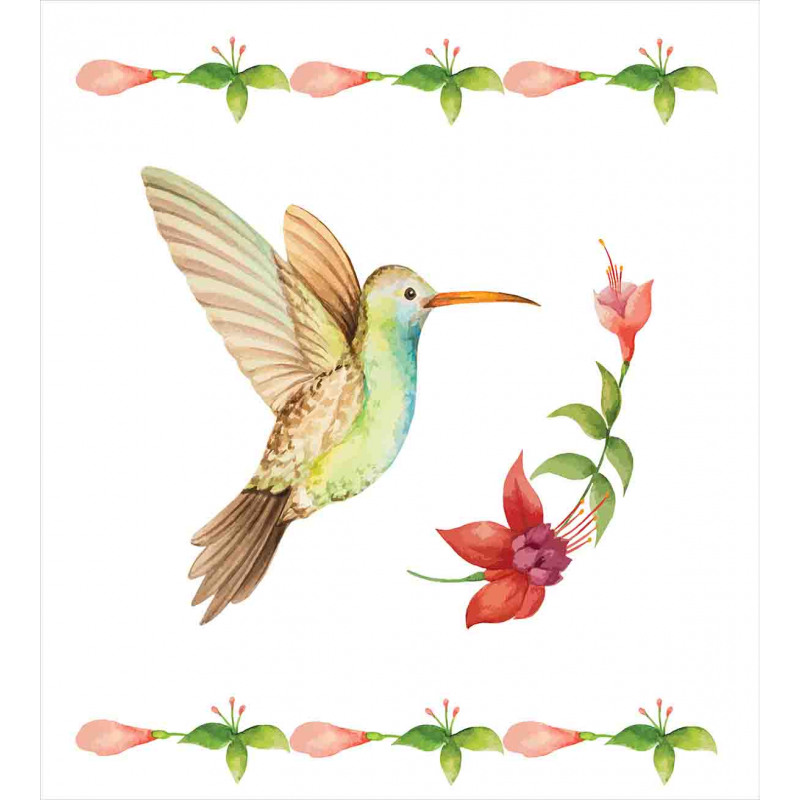 Hummingbird Artwork Duvet Cover Set