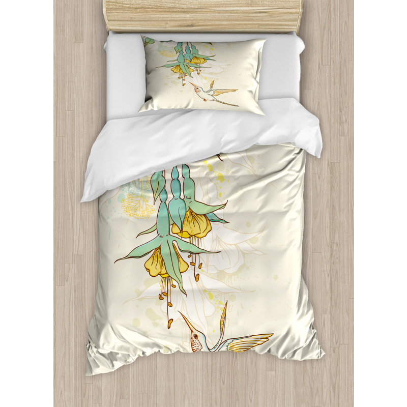 Colibri Exotic Plant Duvet Cover Set