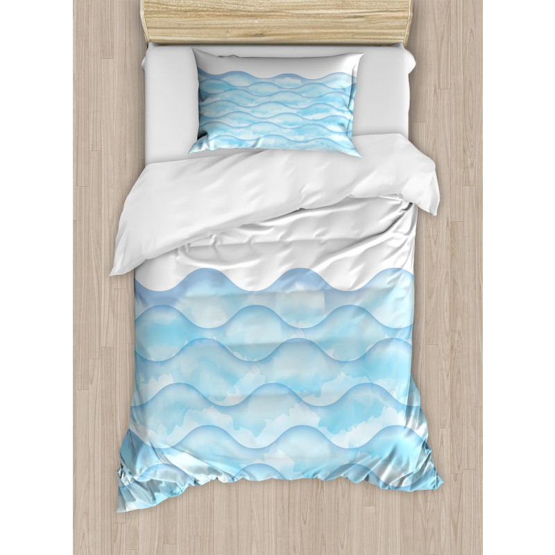 Sea Ocean Waves Art Duvet Cover Set