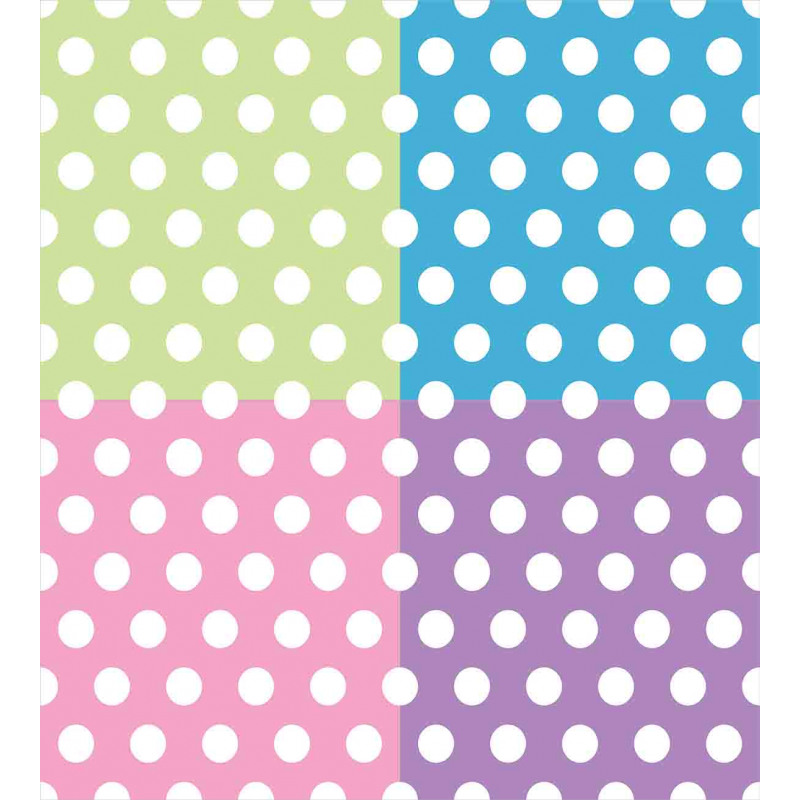 Polka Dots Patchwork Duvet Cover Set