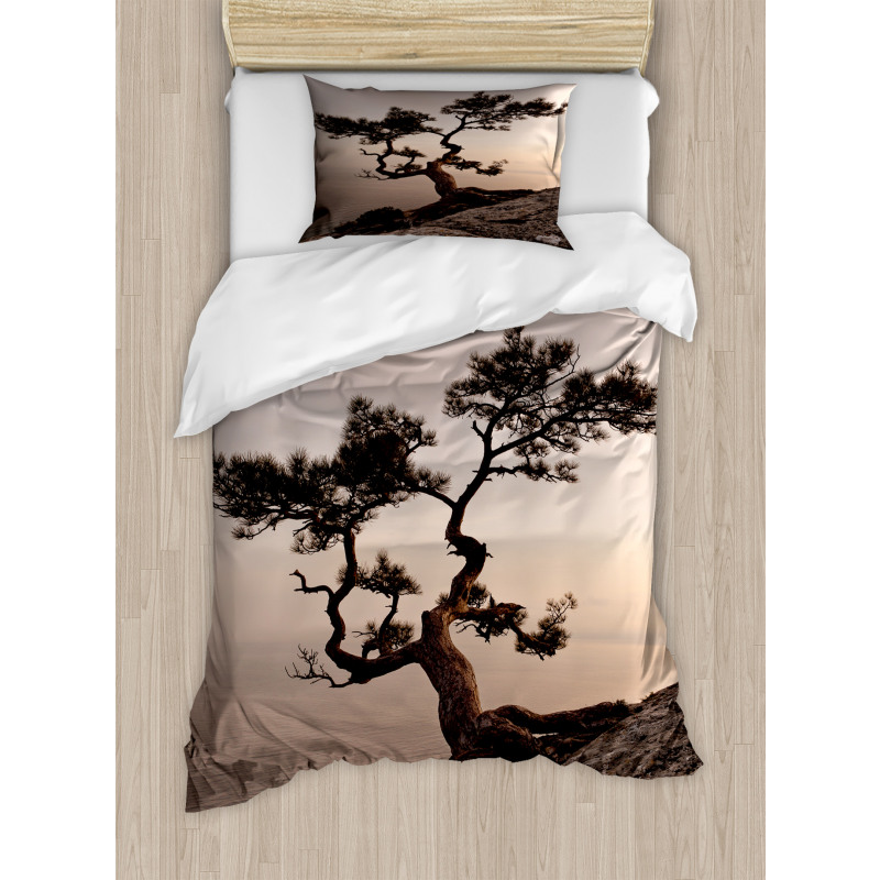 Lonely Juniper Tree Fall Duvet Cover Set