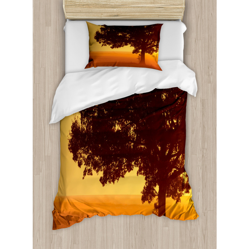 Countryside Farm Sunrise Duvet Cover Set