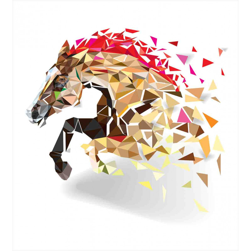 Abstract Art Wild Horse Duvet Cover Set