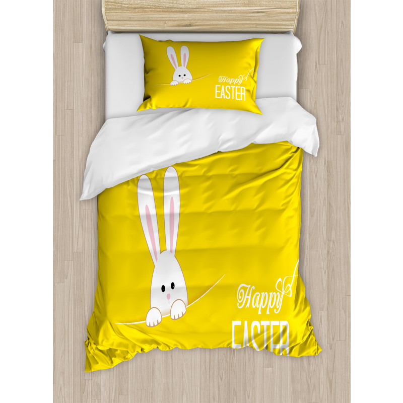 Easter Rabbit Bunny Duvet Cover Set