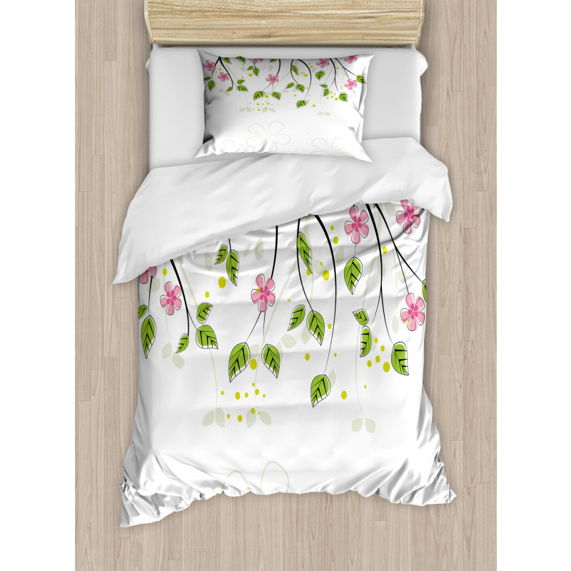 Branch with Flowers Duvet Cover Set