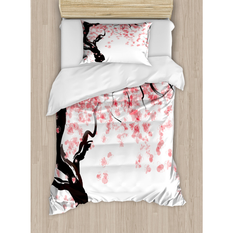 Cherry Blossom Tree Duvet Cover Set