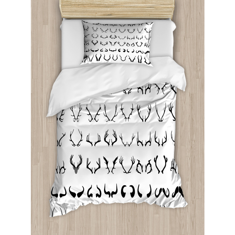 Horns of Antelope Buffalo Duvet Cover Set