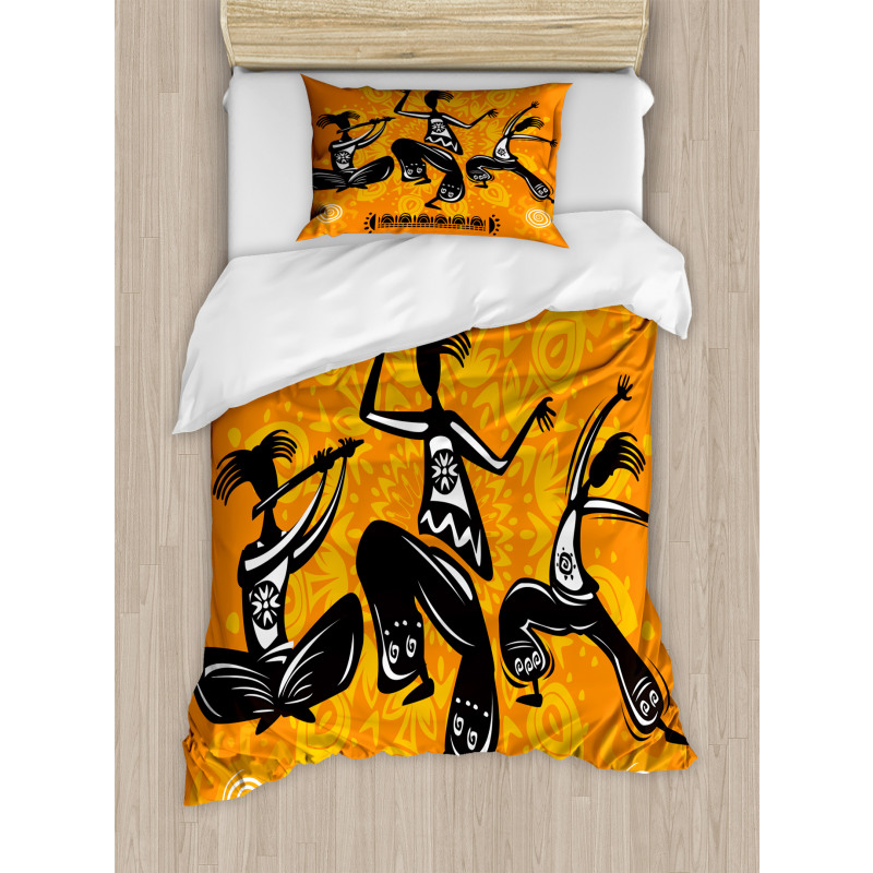 Native Dancer Tribal Duvet Cover Set