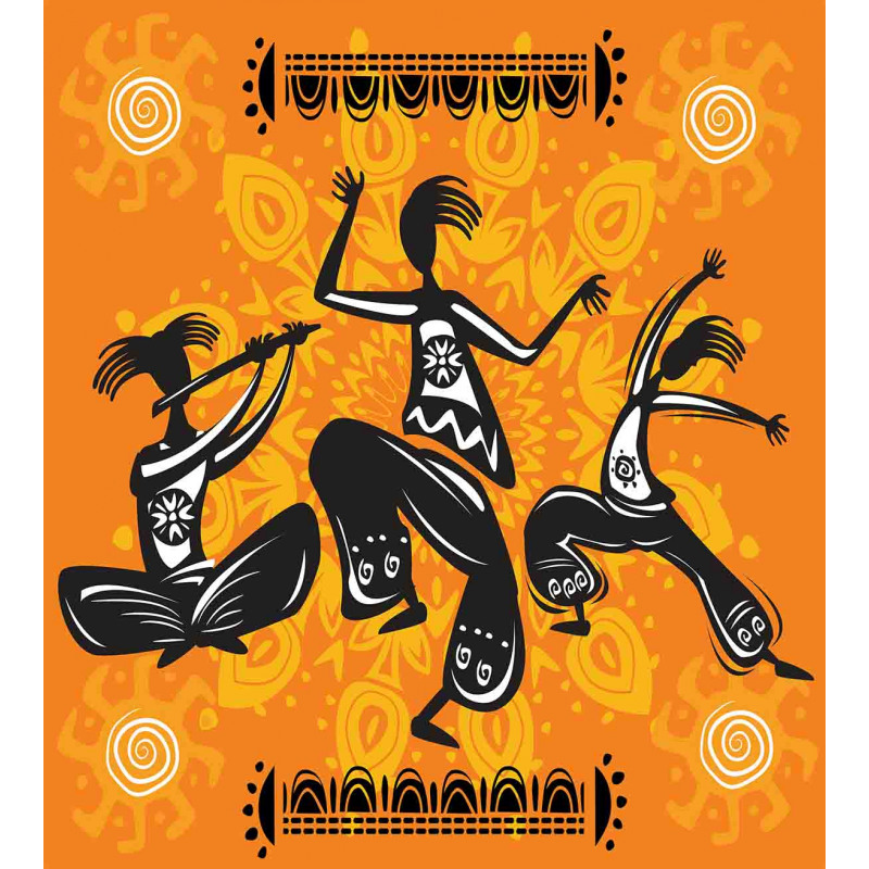 Native Dancer Tribal Duvet Cover Set