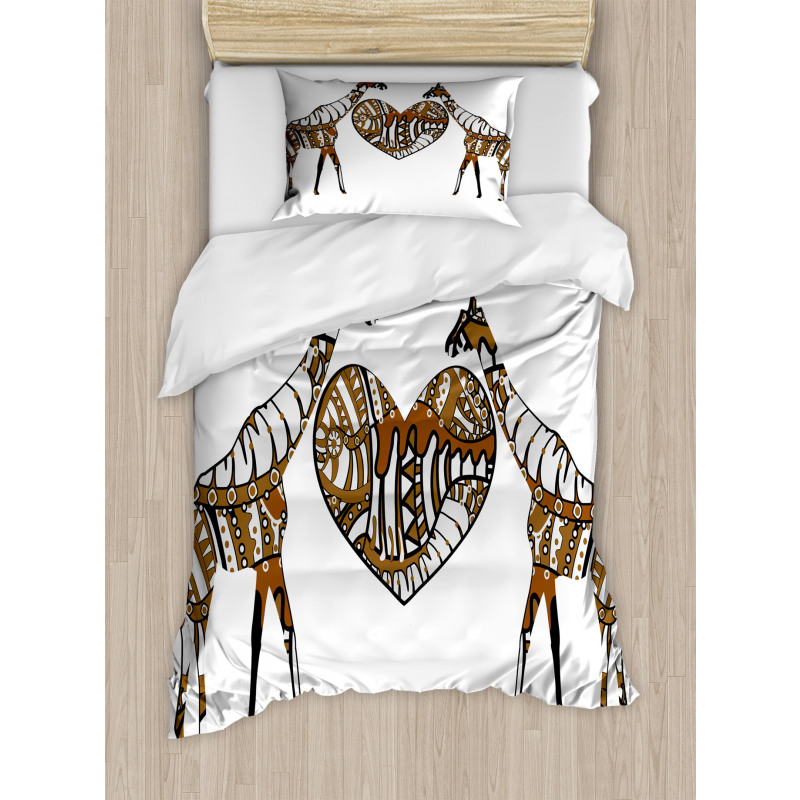 Soul Mate Heart Love Duvet Cover Set