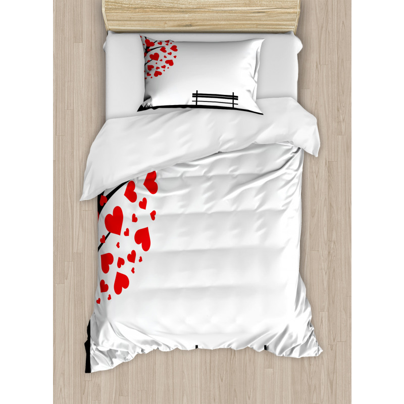 Tree HeArt Leaves Duvet Cover Set