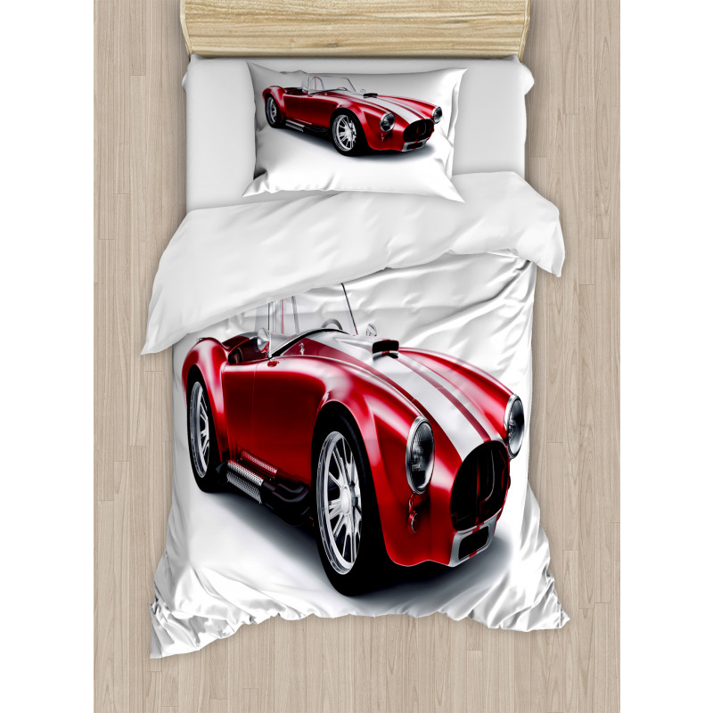 Old Fashioned Vintage Car Duvet Cover Set