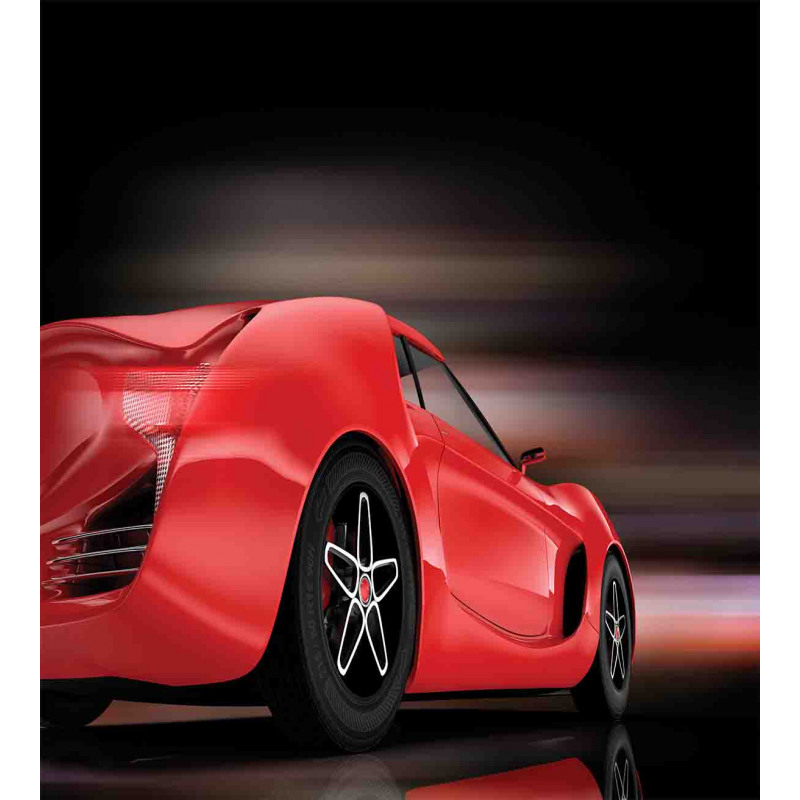 Futuristic Red Sports Duvet Cover Set