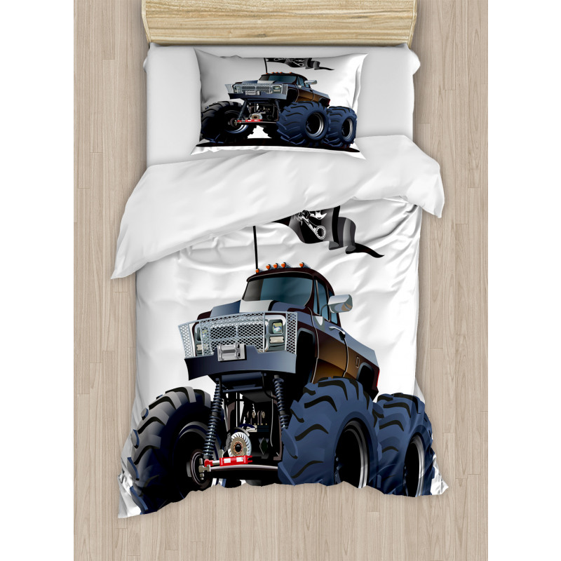 Monster Truck Pirate Duvet Cover Set