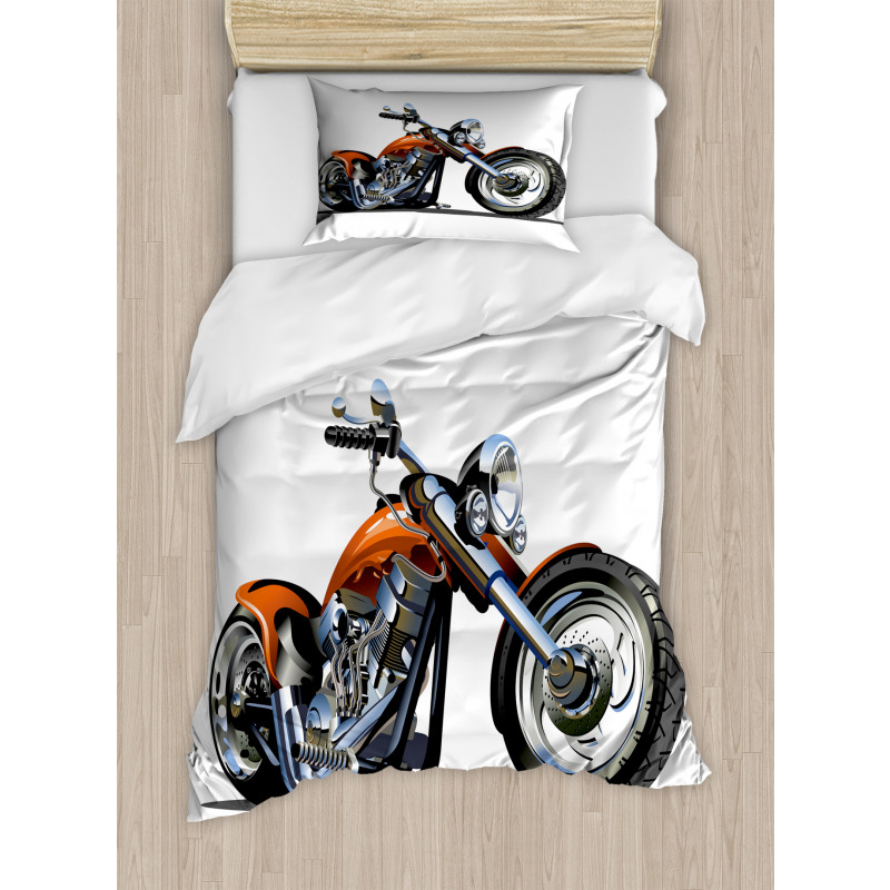 Motorbike Adventure Duvet Cover Set