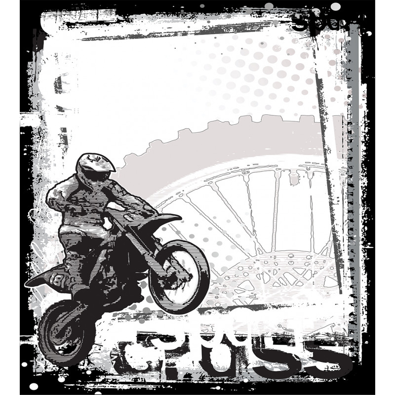 Motocross Racer Duvet Cover Set