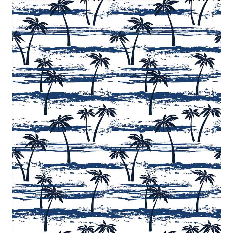 Romantic Sea and Palm Duvet Cover Set