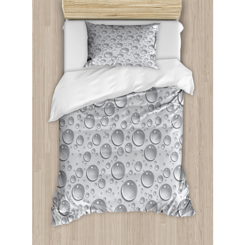 Waterdrops Monochrome Duvet Cover Set