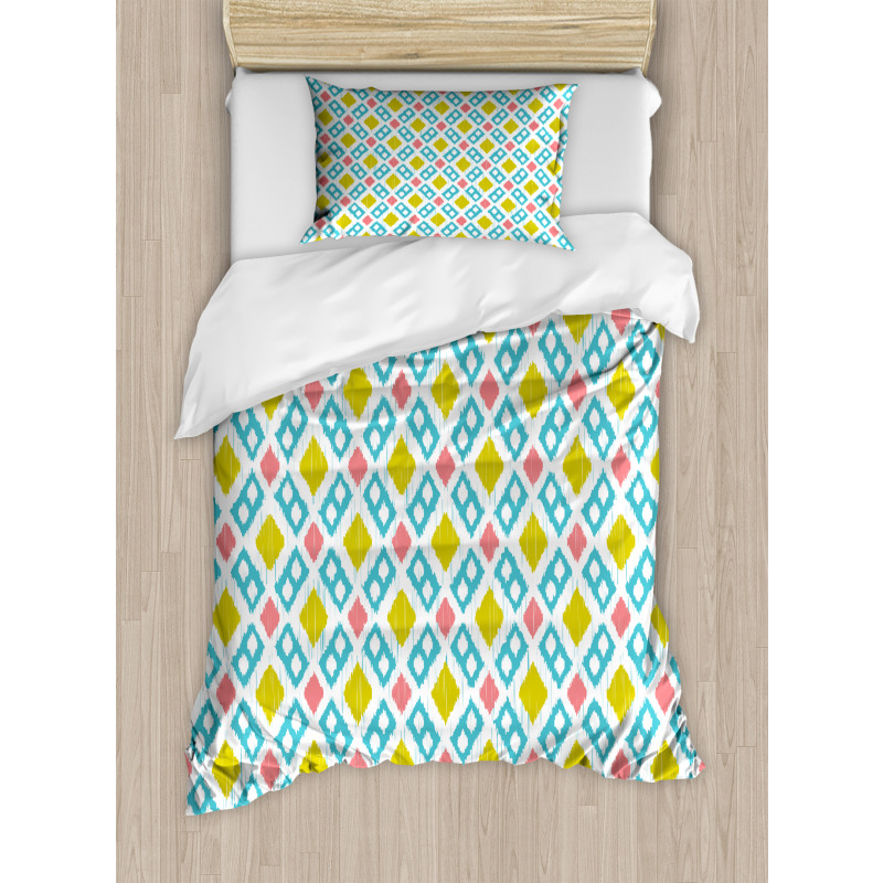 Blurry Vertical Lines Duvet Cover Set