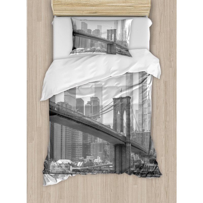 Brooklyn Bridge USA Duvet Cover Set