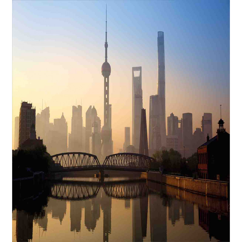 Shanghai Morning View Duvet Cover Set