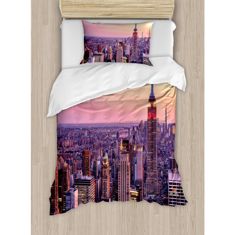 Empire State Building Duvet Cover Set