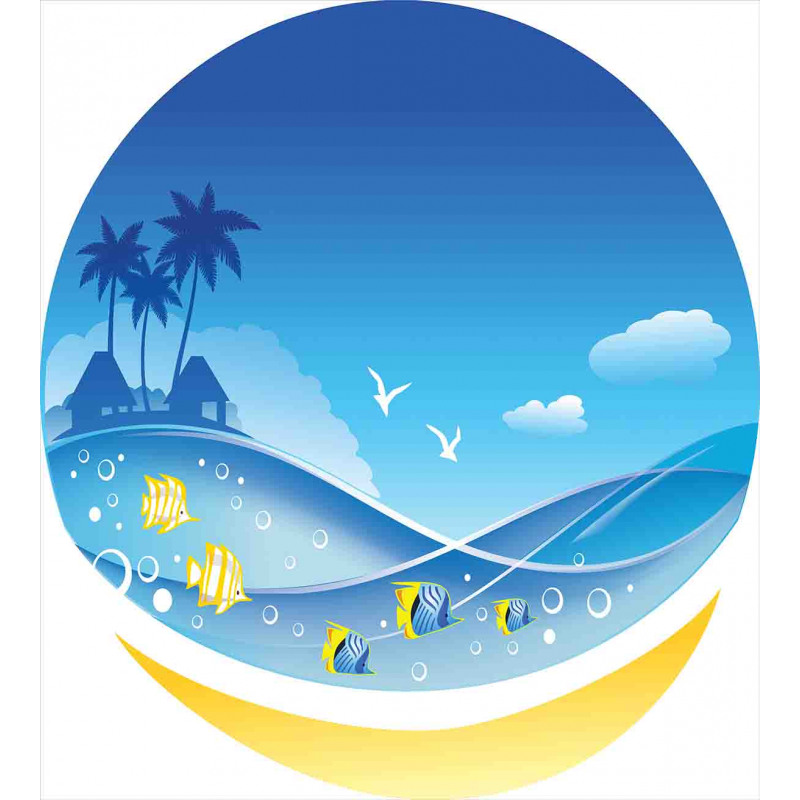 Tropic Cartoon Sea Duvet Cover Set