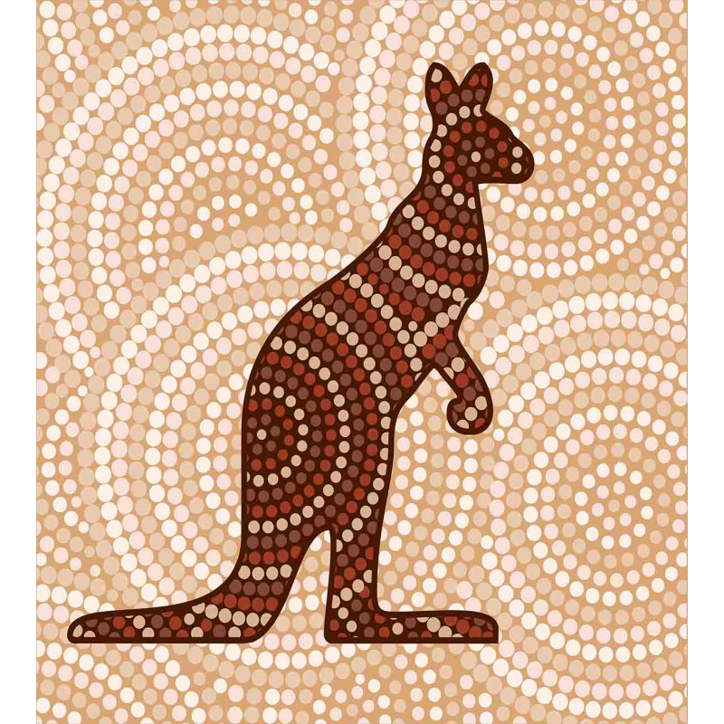 Kangaroo with Dots Duvet Cover Set