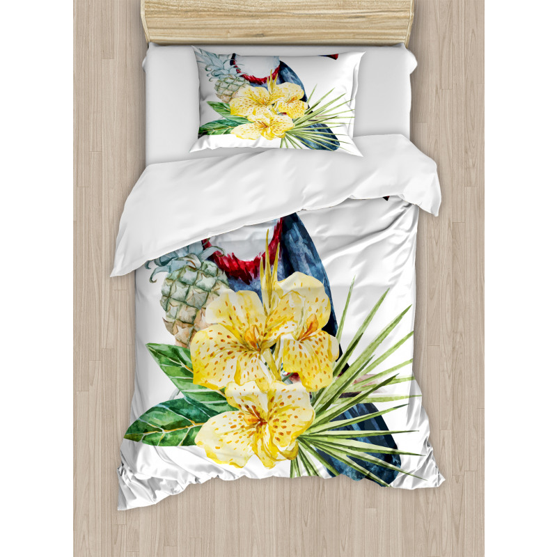 Toucan Bird Exotic Duvet Cover Set