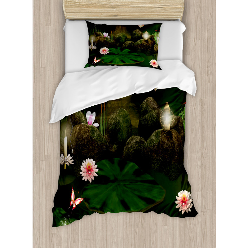 Mystic Forest with Candle Duvet Cover Set