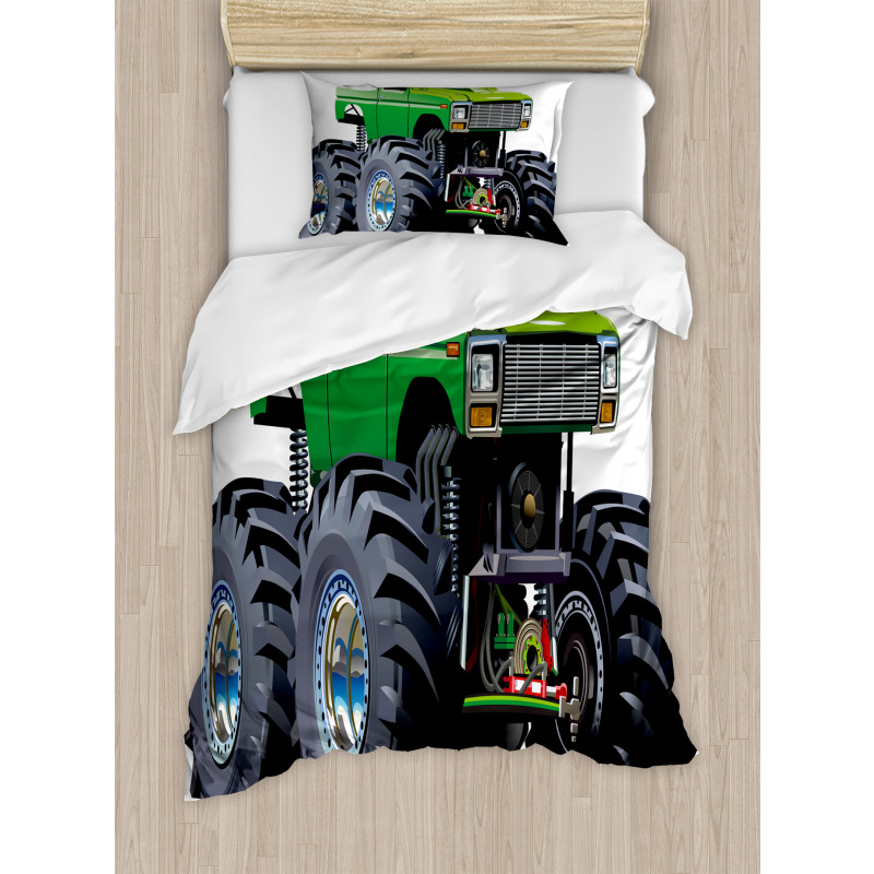 Monster Pickup Truck Duvet Cover Set