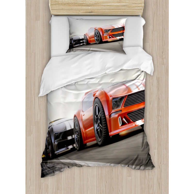 Sports Highway Competition Duvet Cover Set