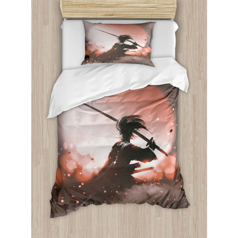 Samurai Japan Duvet Cover Set