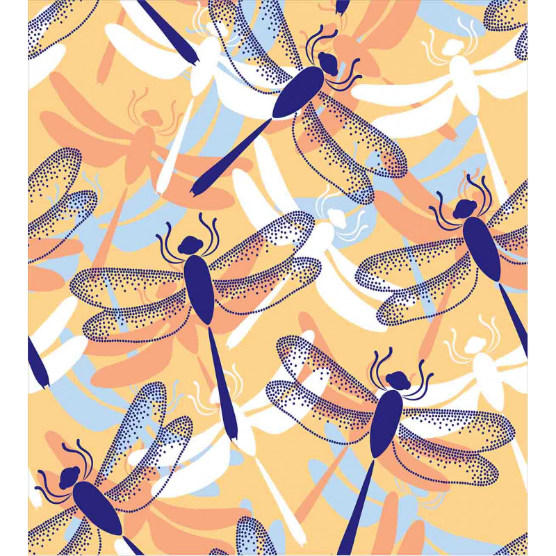 Dragonfly Pattern Boho Duvet Cover Set