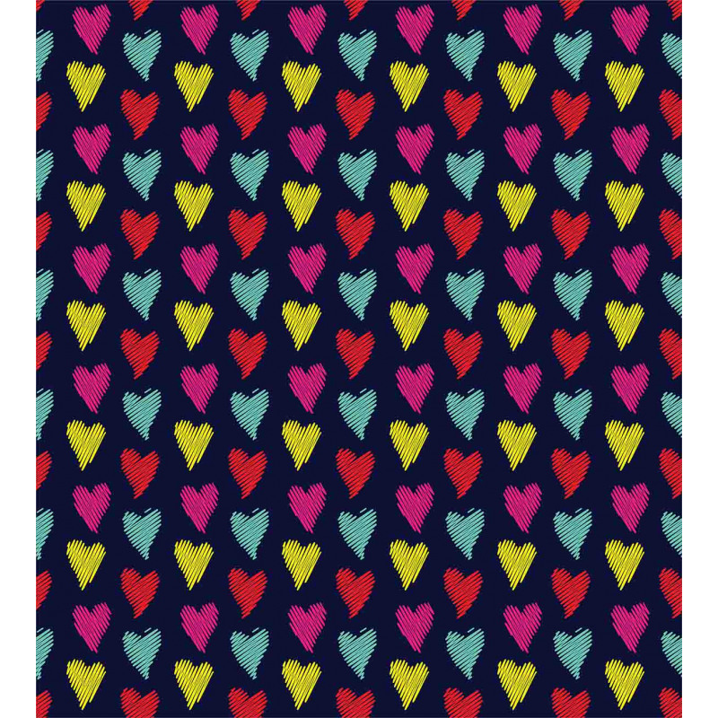 Hearts Love Happy Duvet Cover Set