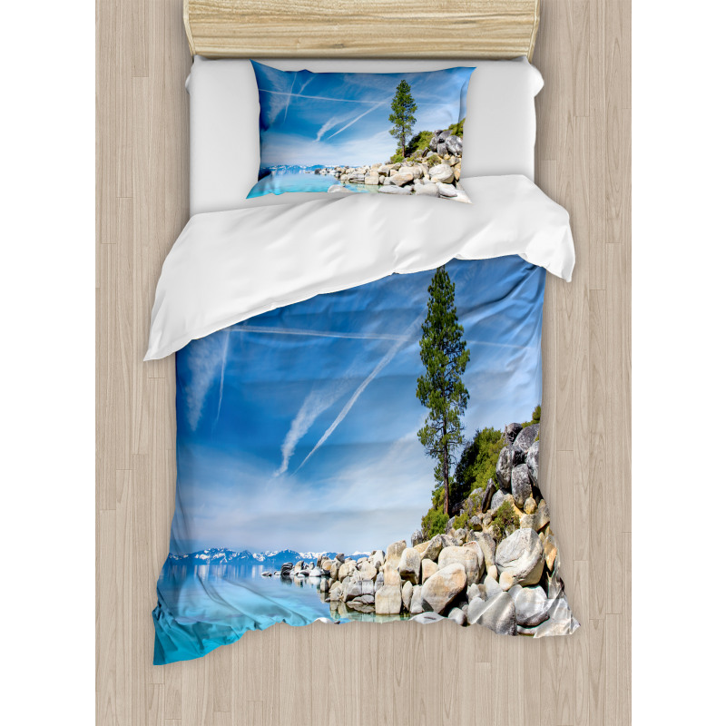 Seascape Lake Tahoe Duvet Cover Set