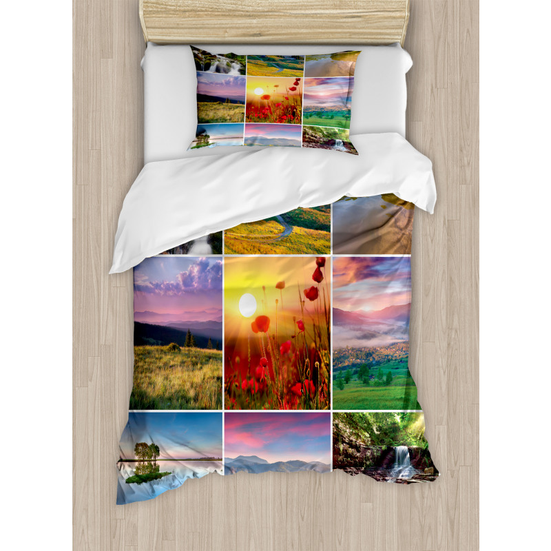 Summer Home Landscape Duvet Cover Set