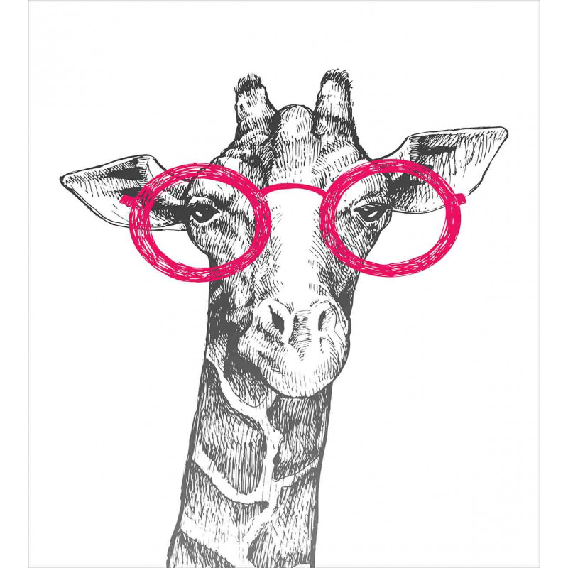 Hipster Animal Glasses Duvet Cover Set
