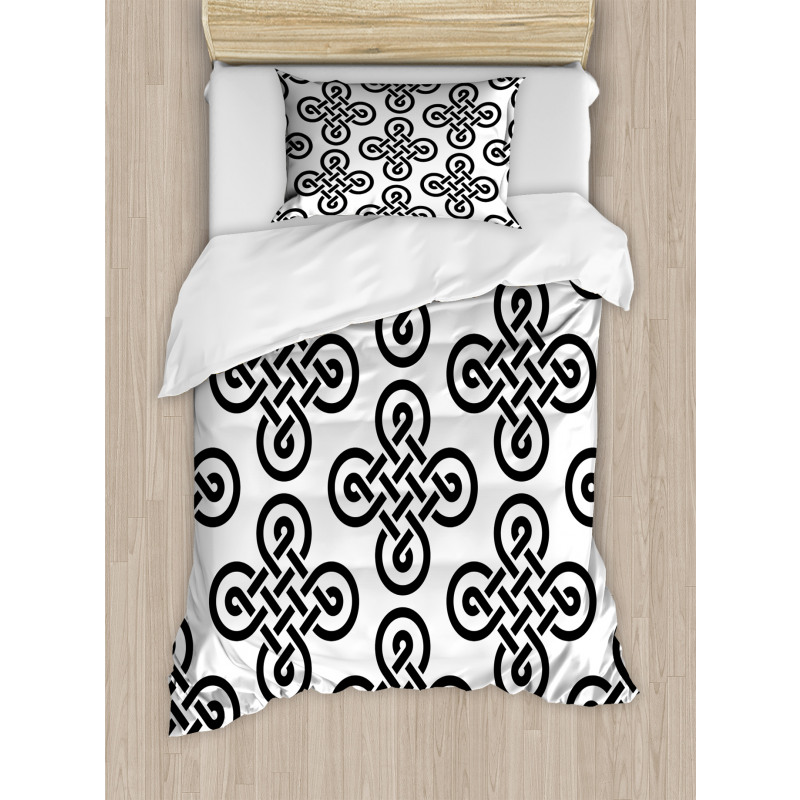 Old-Fashion Knot Motifs Duvet Cover Set