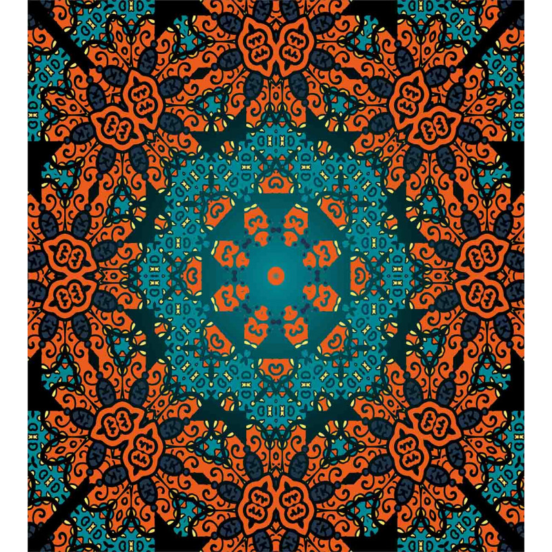 Floral Boho Hippie Duvet Cover Set