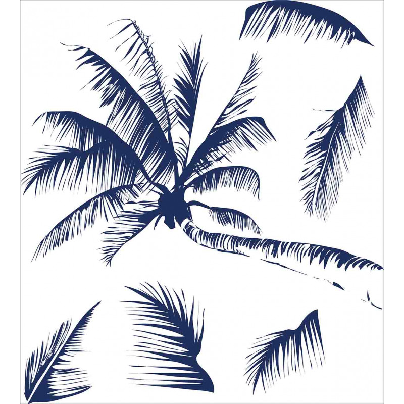 Coconut Palm Tree Duvet Cover Set