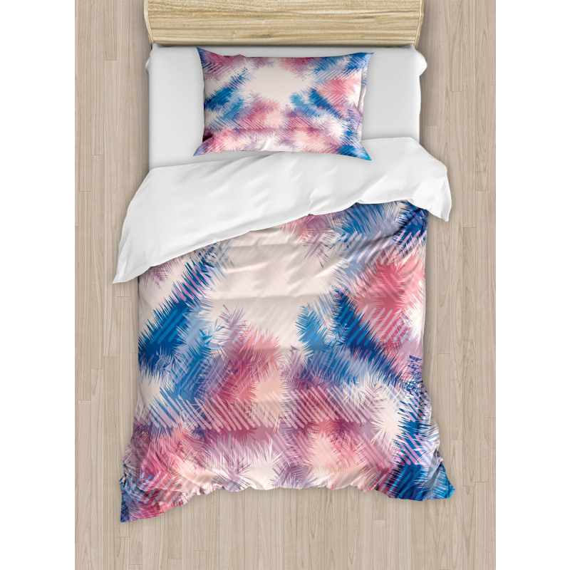 Boho Dye Feathers Duvet Cover Set