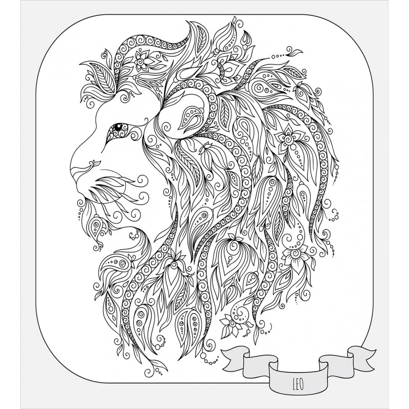 Zodiac Leo Lion Sign Duvet Cover Set