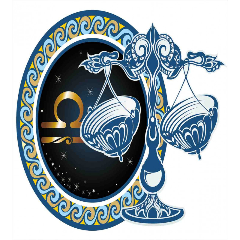 Libra Sign Astrological Duvet Cover Set